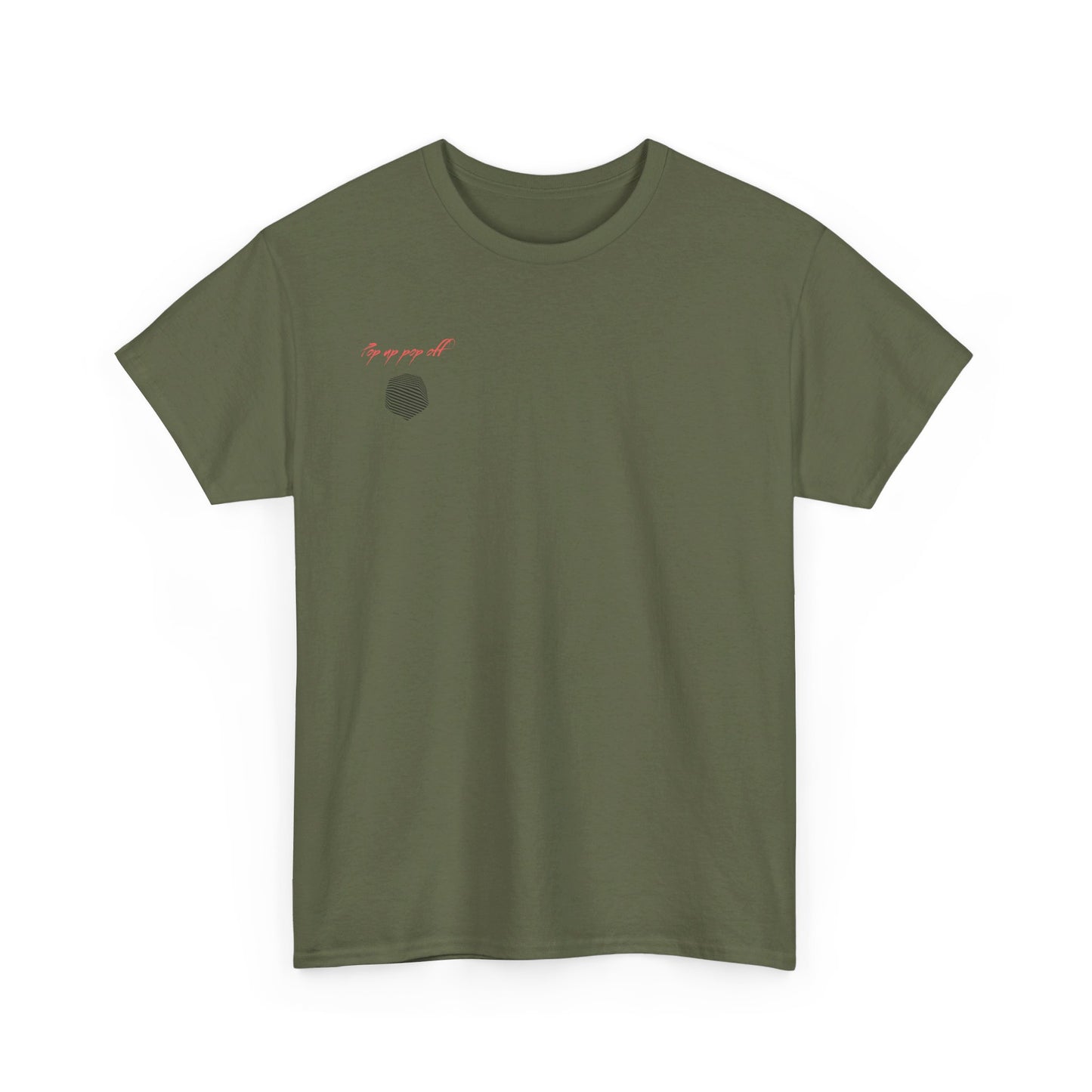Pop Up Pop Off Cotton T-Shirt