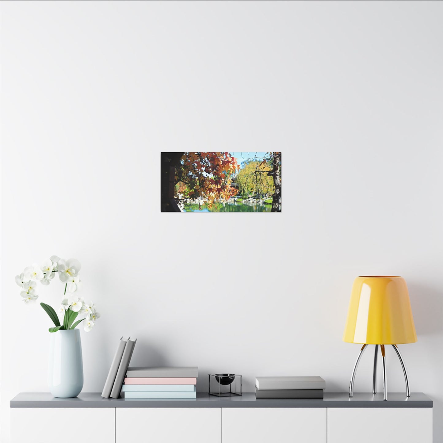 Fall Through the Window Wall Art Canvas