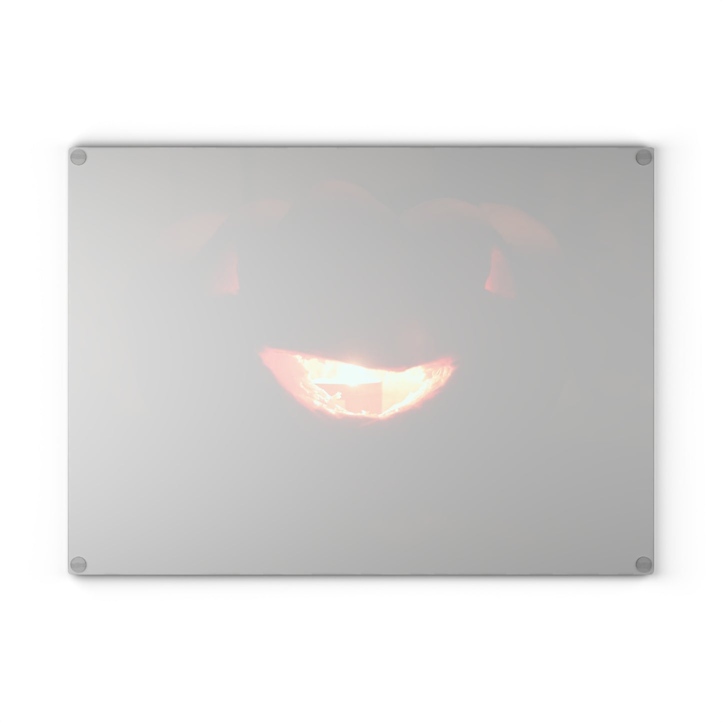 Joyous Jack-O-Lantern Glass Cutting Board