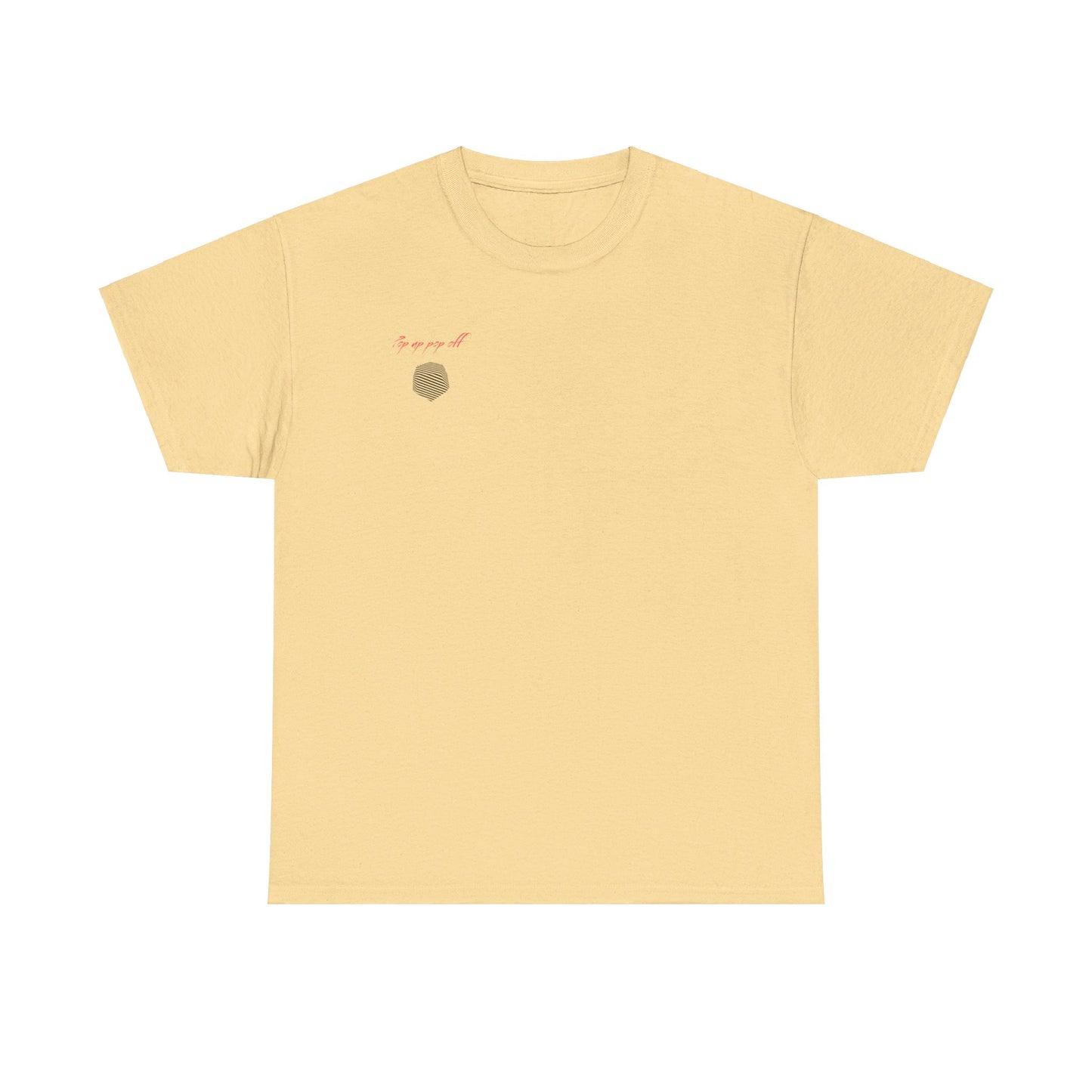 Pop Up Pop Off Cotton T-Shirt