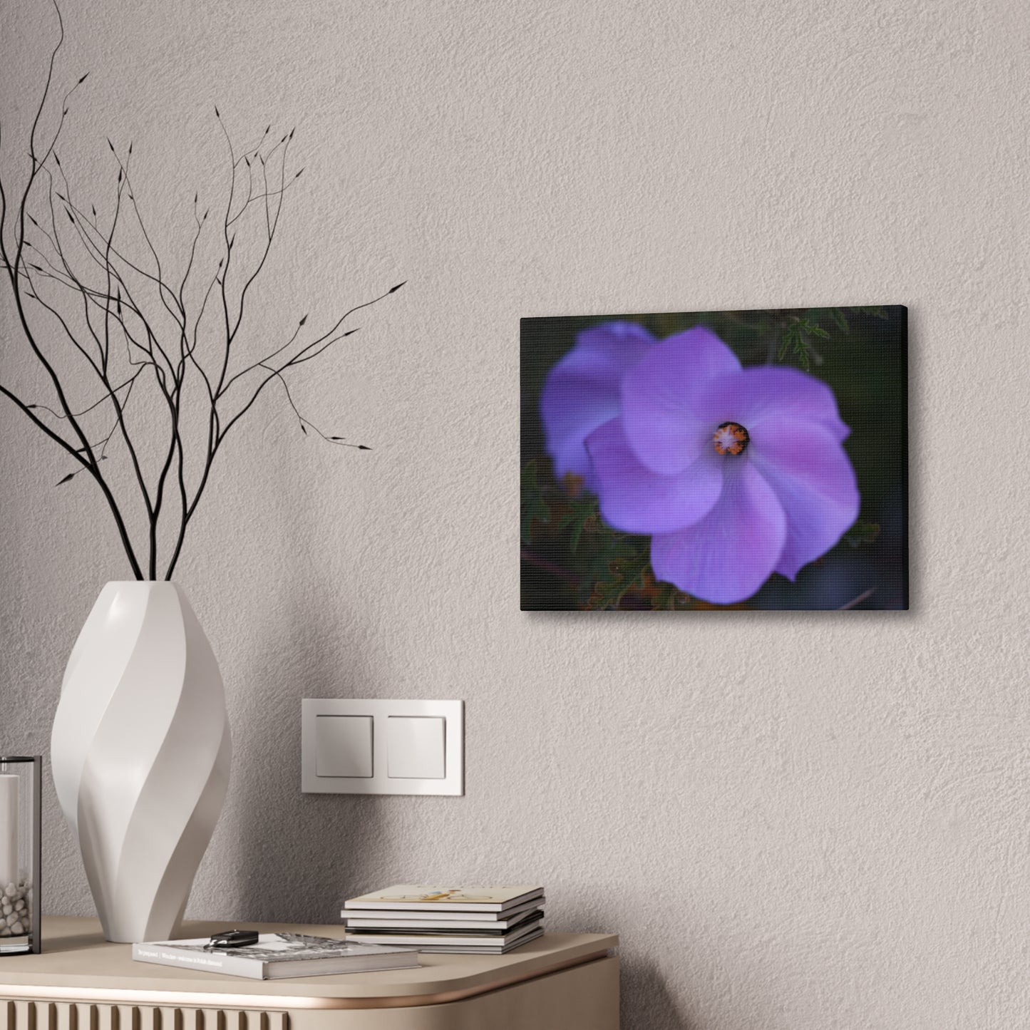 Violet Twist Wall Art Canvas