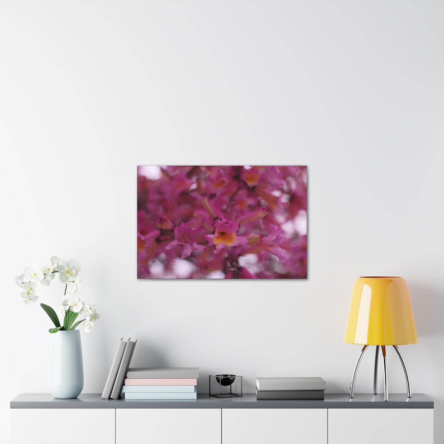 Pink Jacaranda Macro - Wall Canvas