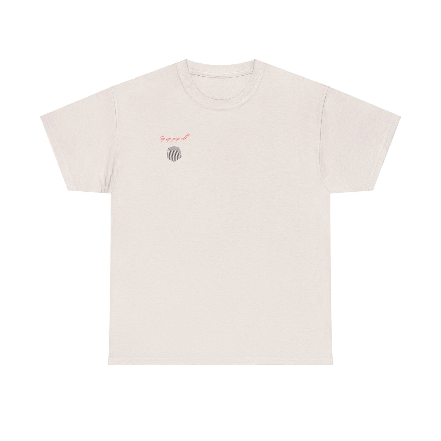 Pop Up Pop Off Cotton T-Shirt