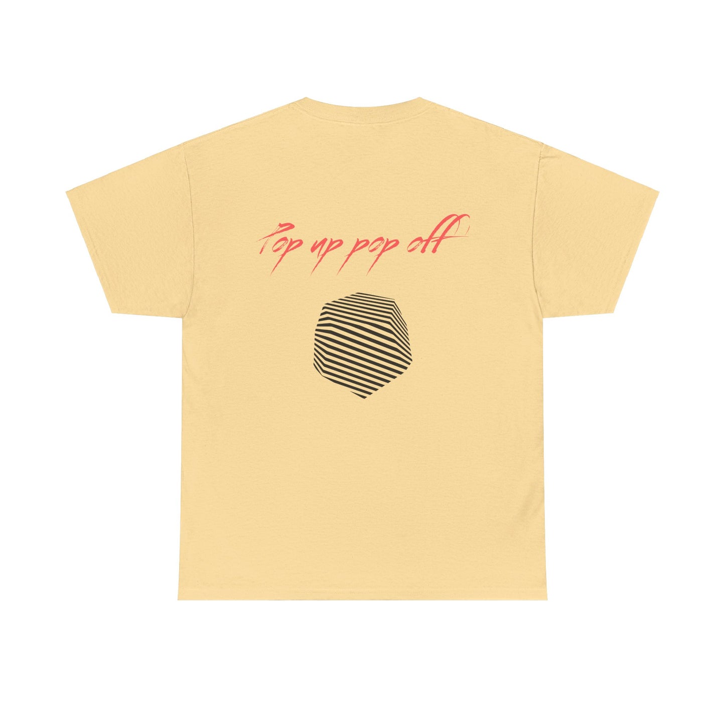 Pop Up Pop Off Cotton T-Shirt