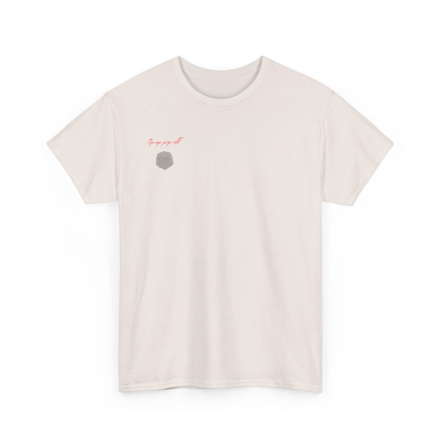 Pop Up Pop Off Cotton T-Shirt