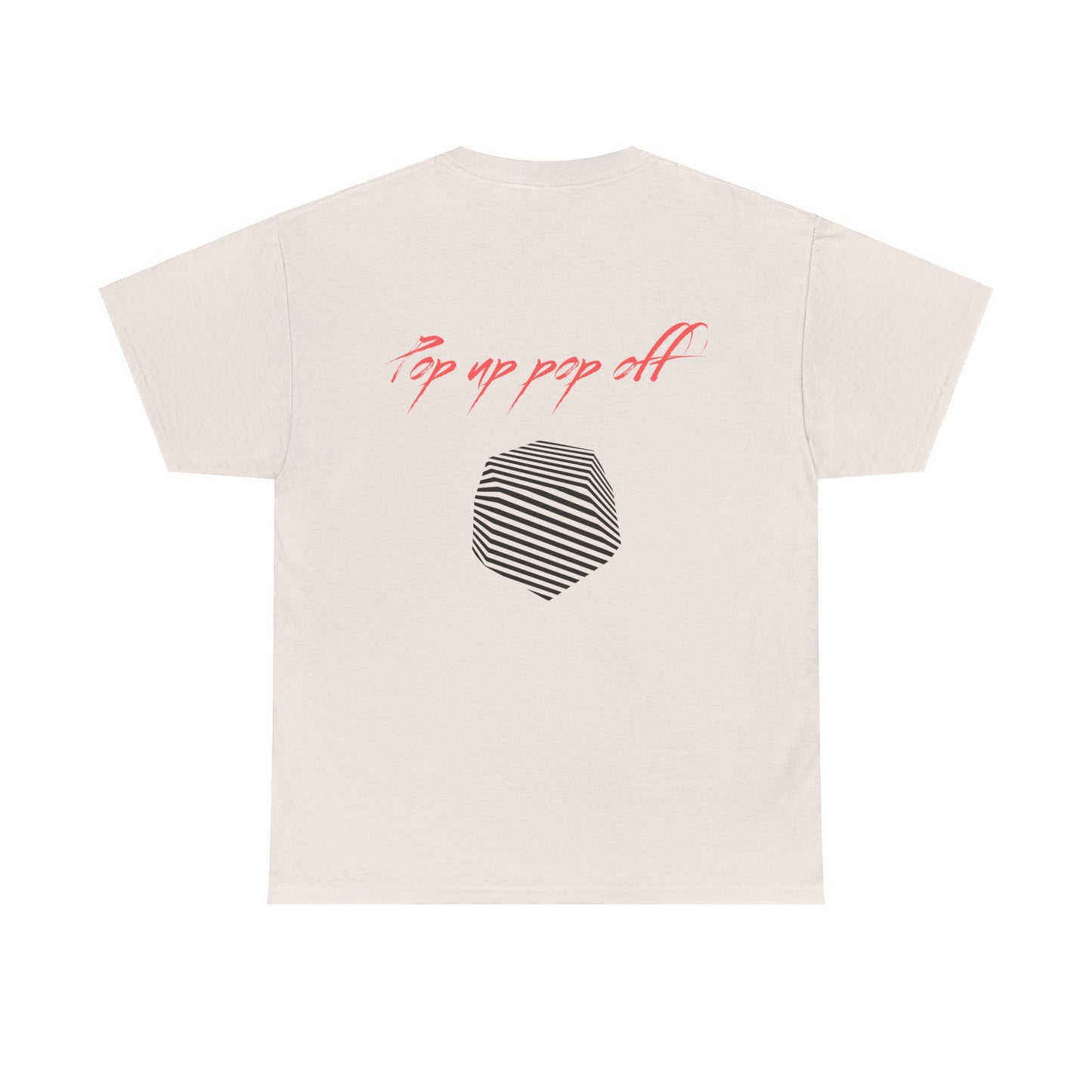 Pop Up Pop Off Cotton T-Shirt
