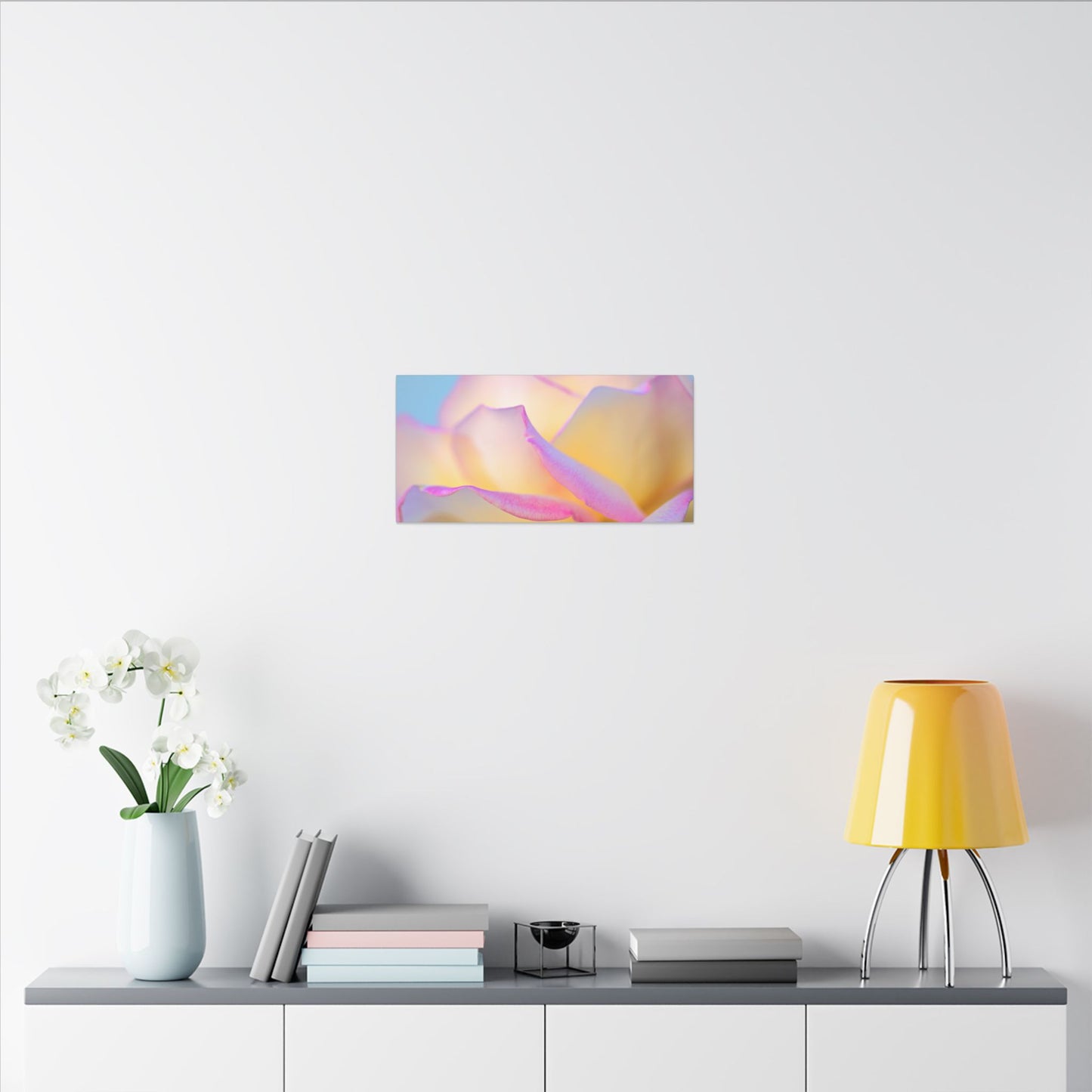 Enchanting Layers Rose Wall Art Canvas