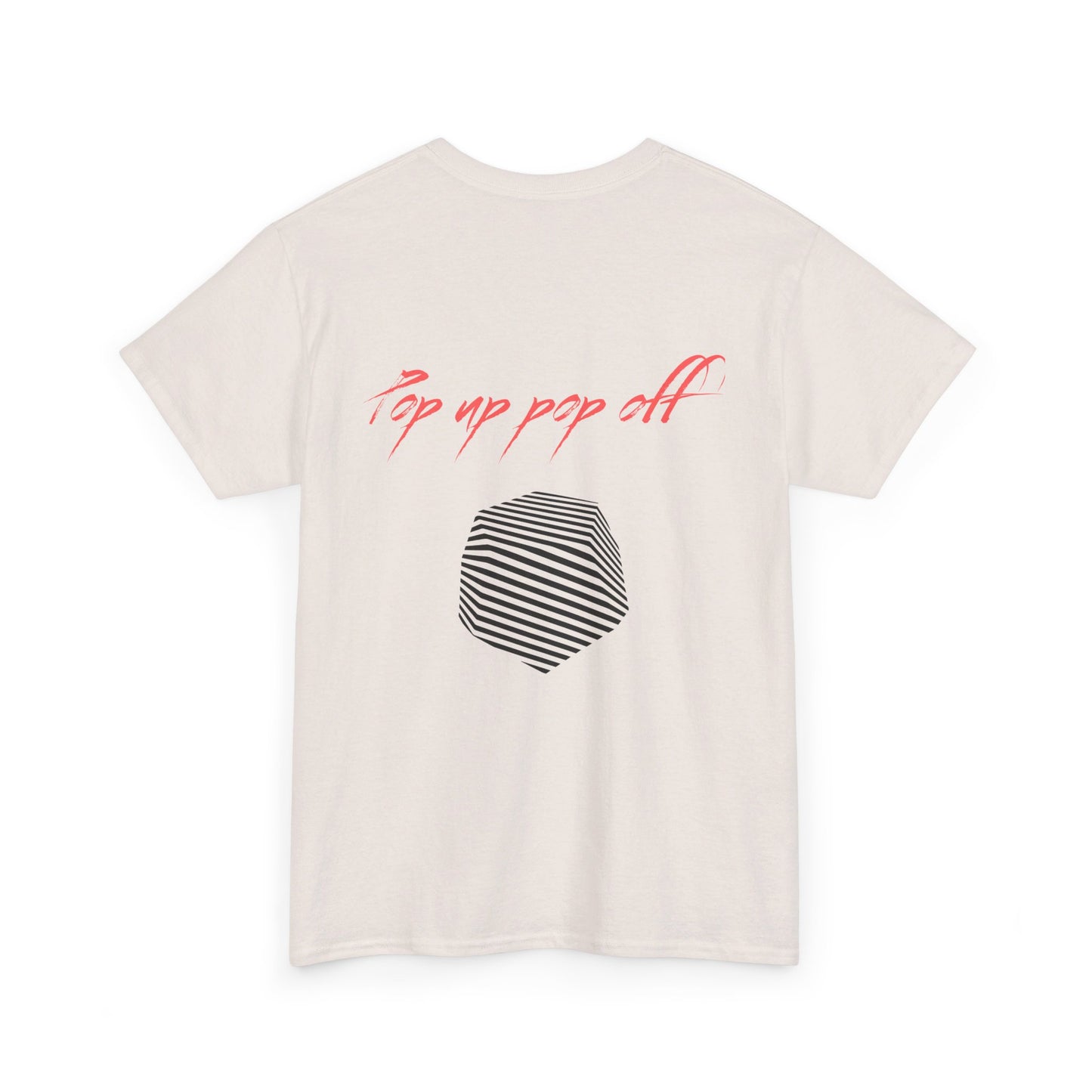 Pop Up Pop Off Cotton T-Shirt