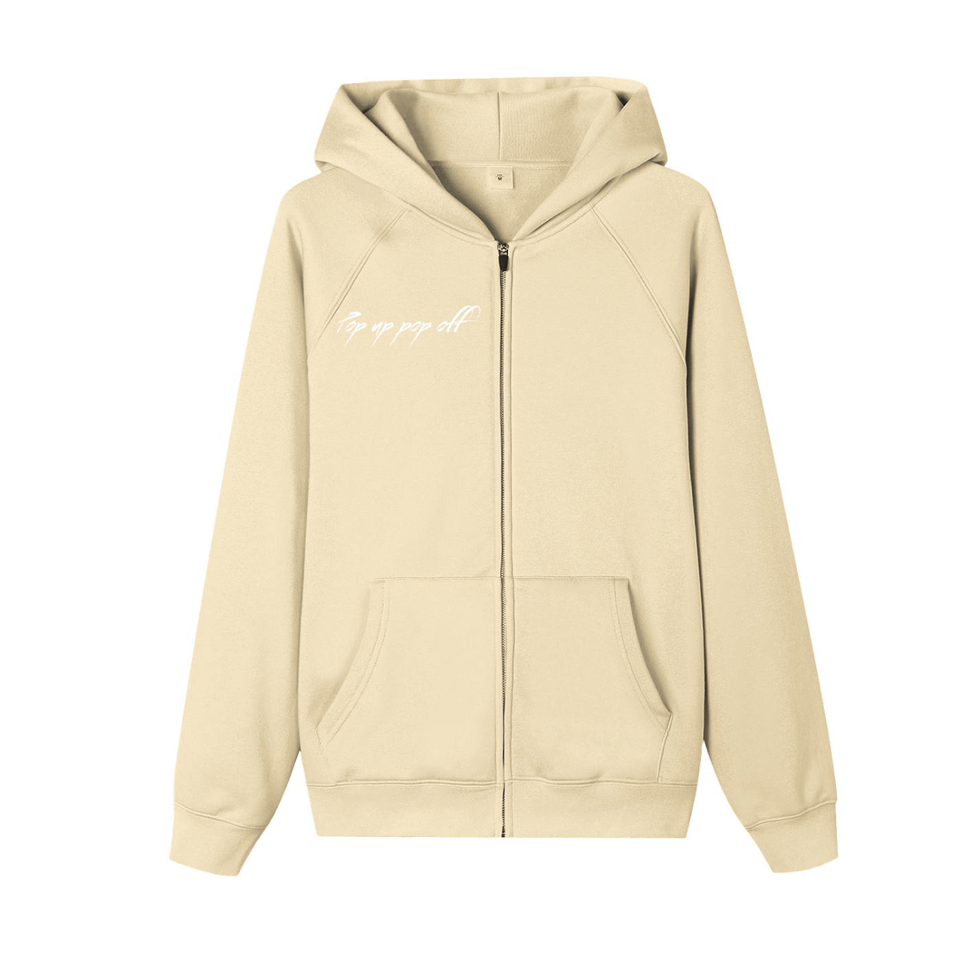Pop Up Pop Off Luxury Fleece Zip Hoodie