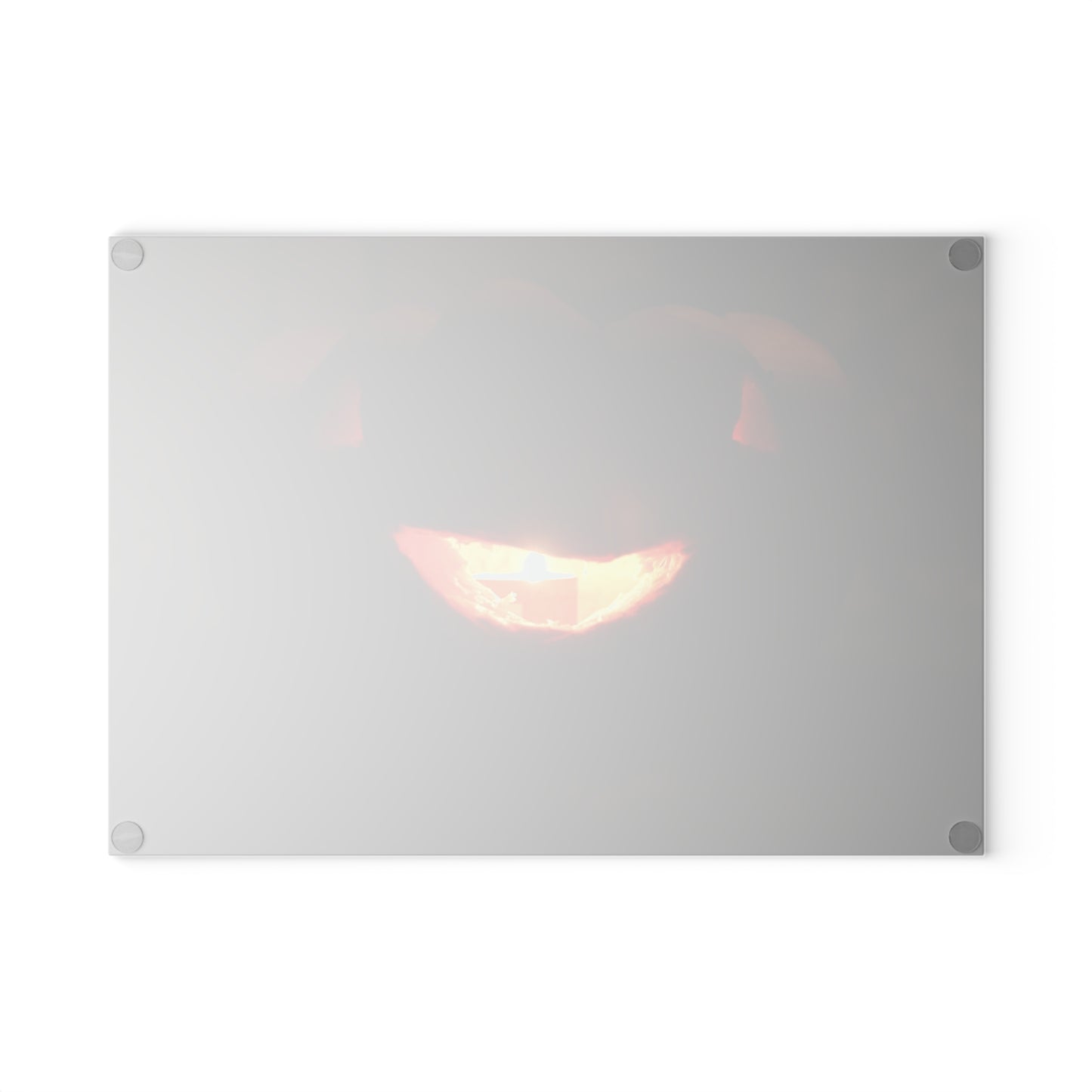 Joyous Jack-O-Lantern Glass Cutting Board