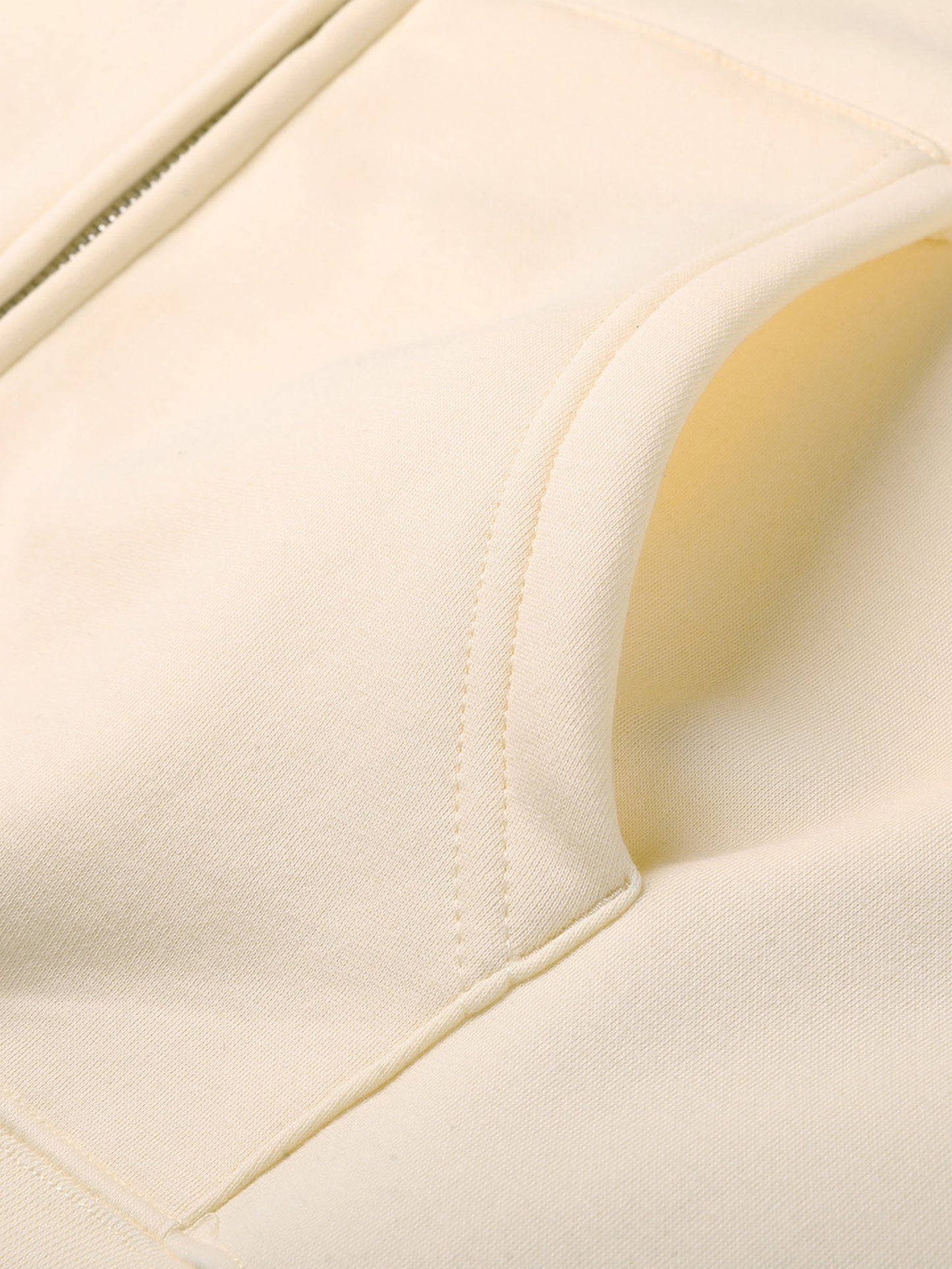 Pop Up Pop Off Luxury Fleece Zip Hoodie