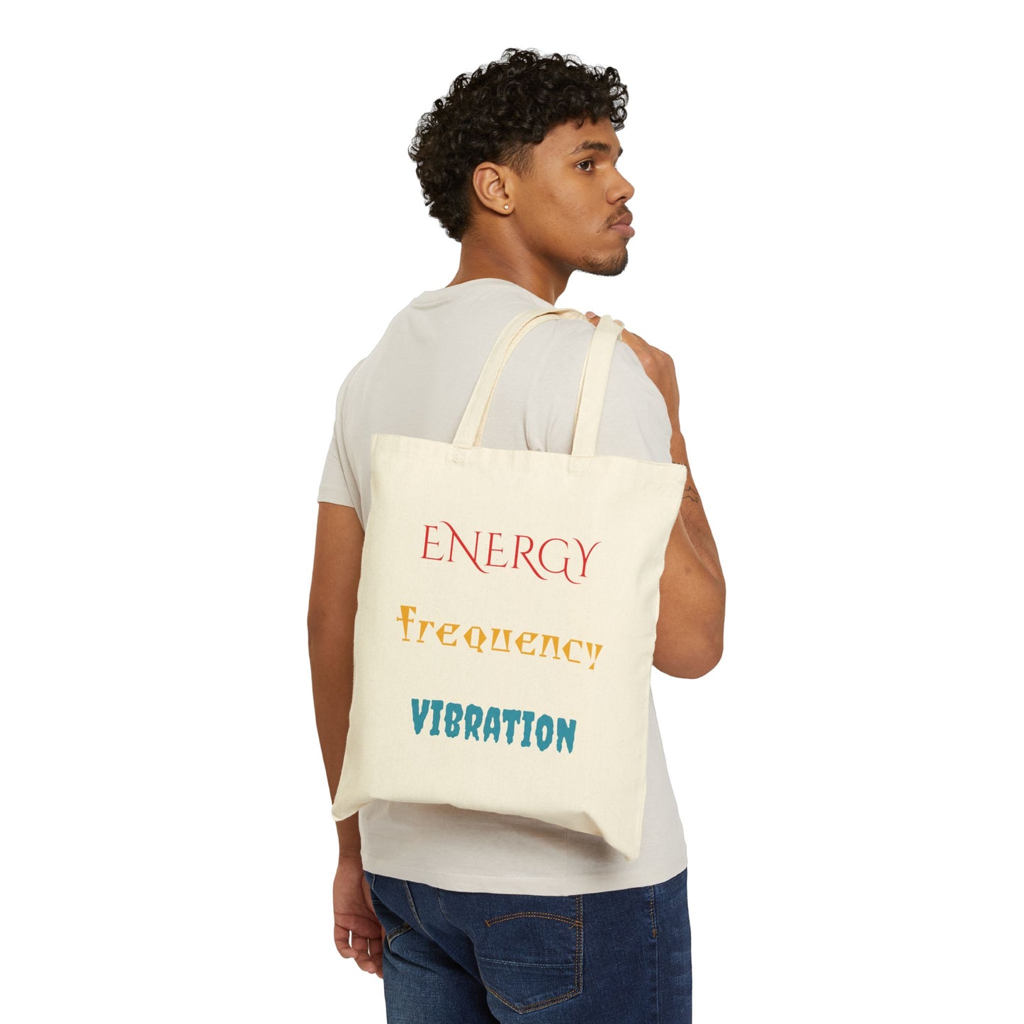 Energy Frequency Vibration Tesla Tote Bag