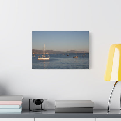 Peace and Sailboats Wall Art Canvas