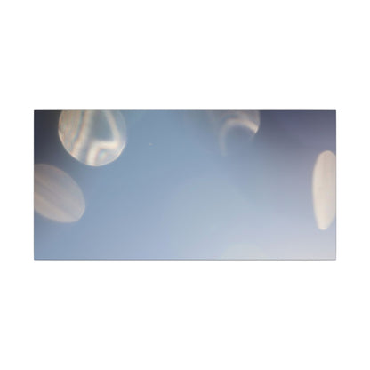 Galactic Orbs of Light Wall Art Canvas