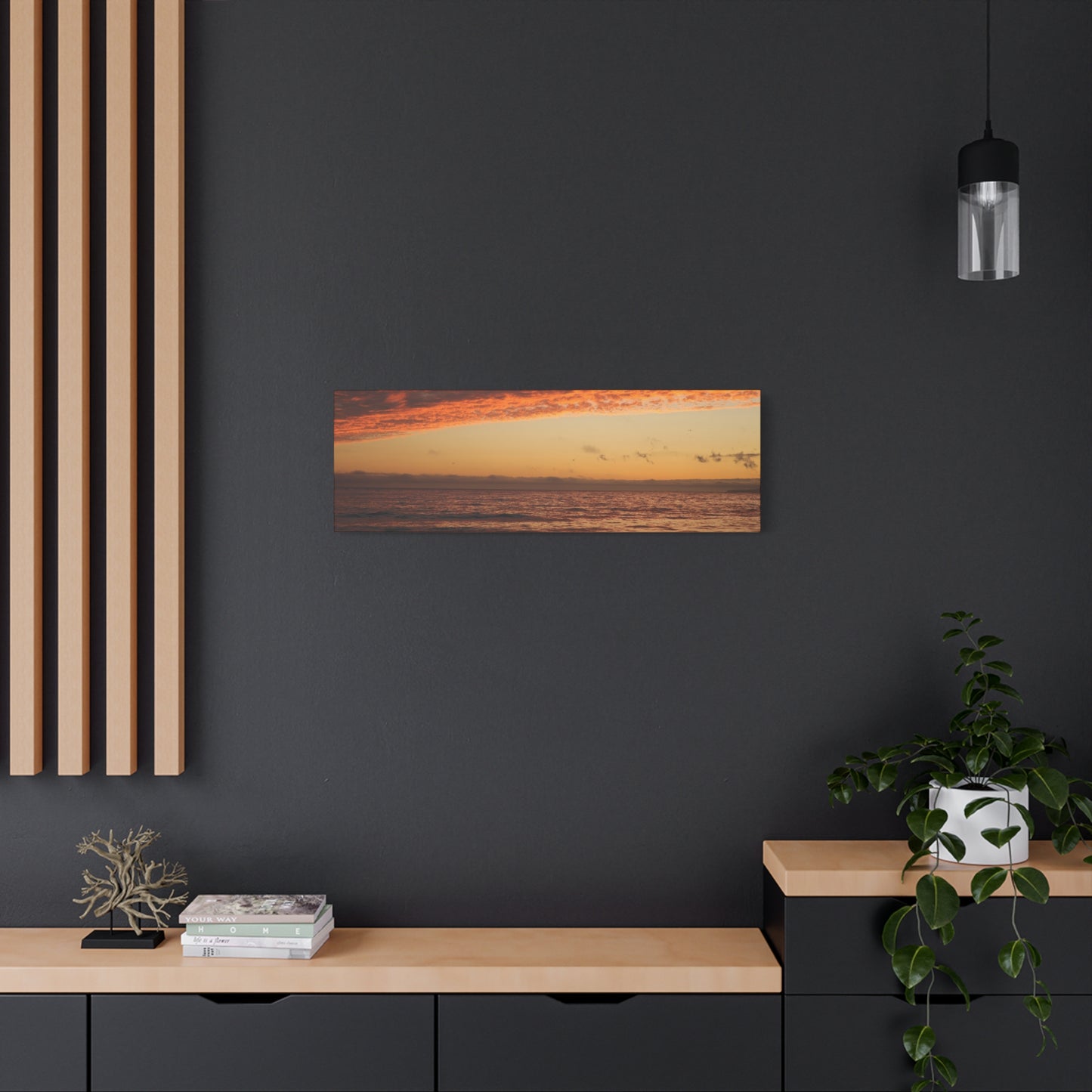 Fire in the Sky Wall Art Canvas