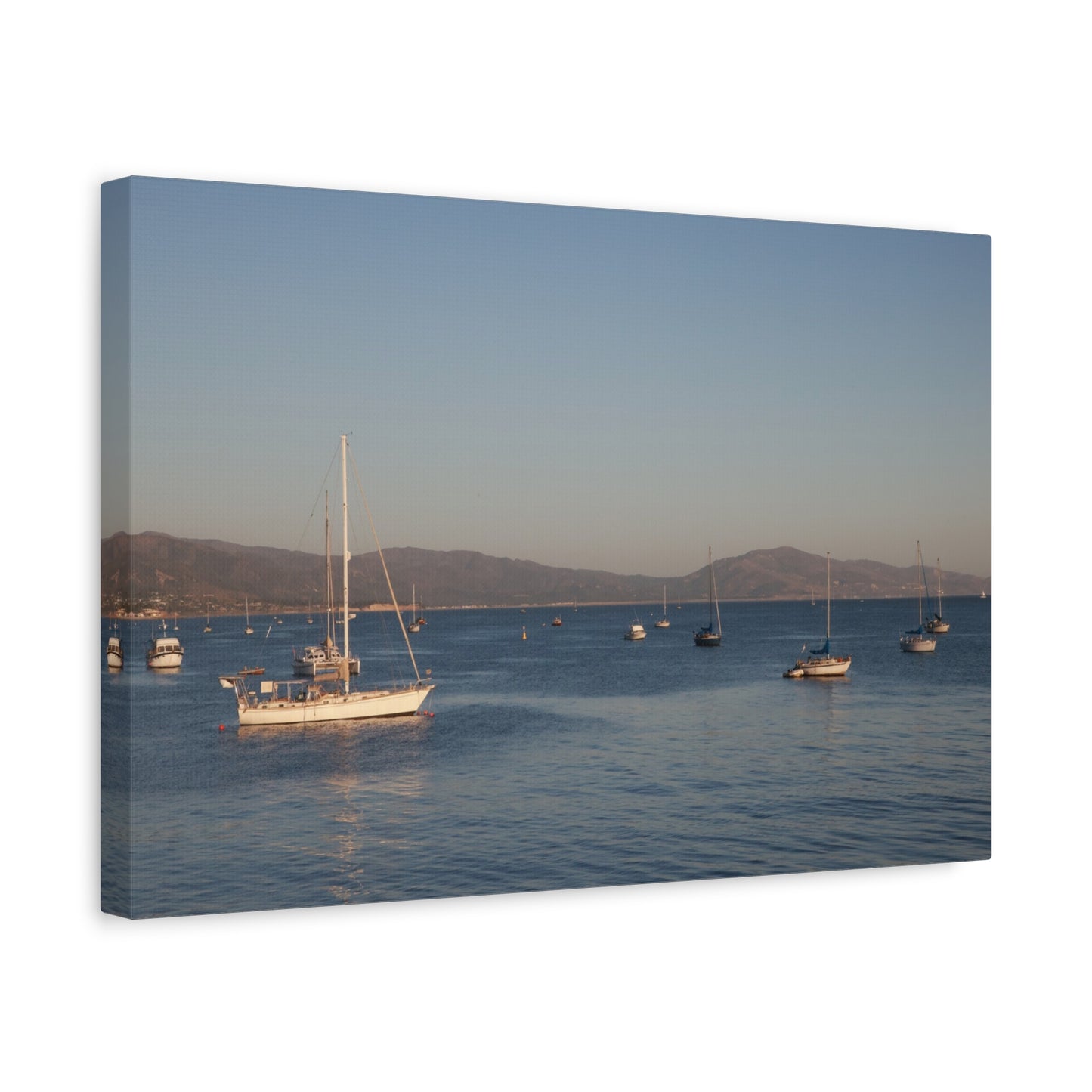Peace and Sailboats Wall Art Canvas