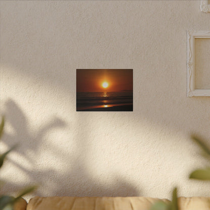 Dusk Beach Wall Art Canvas