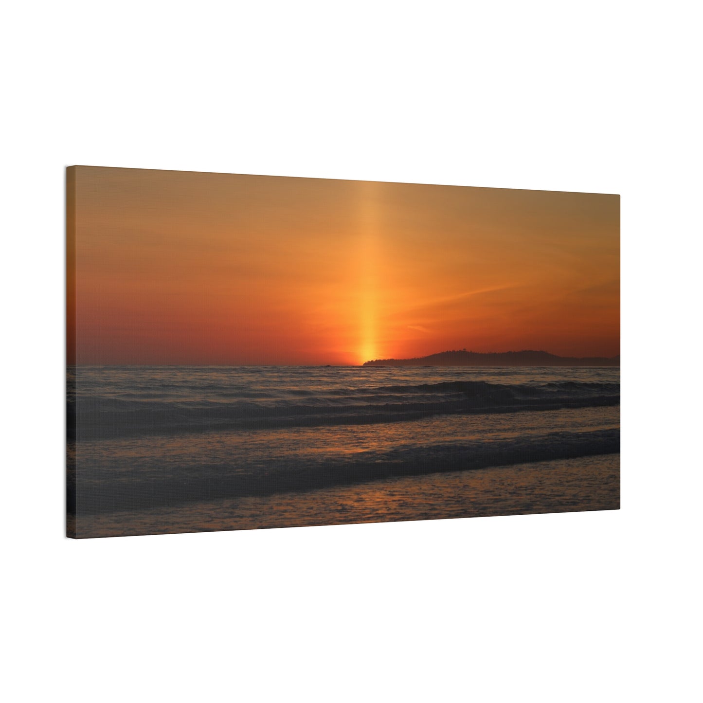 Beaming Sunset Wall Art Canvas
