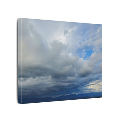 Stormy Blue Sky Wall Art Canvas