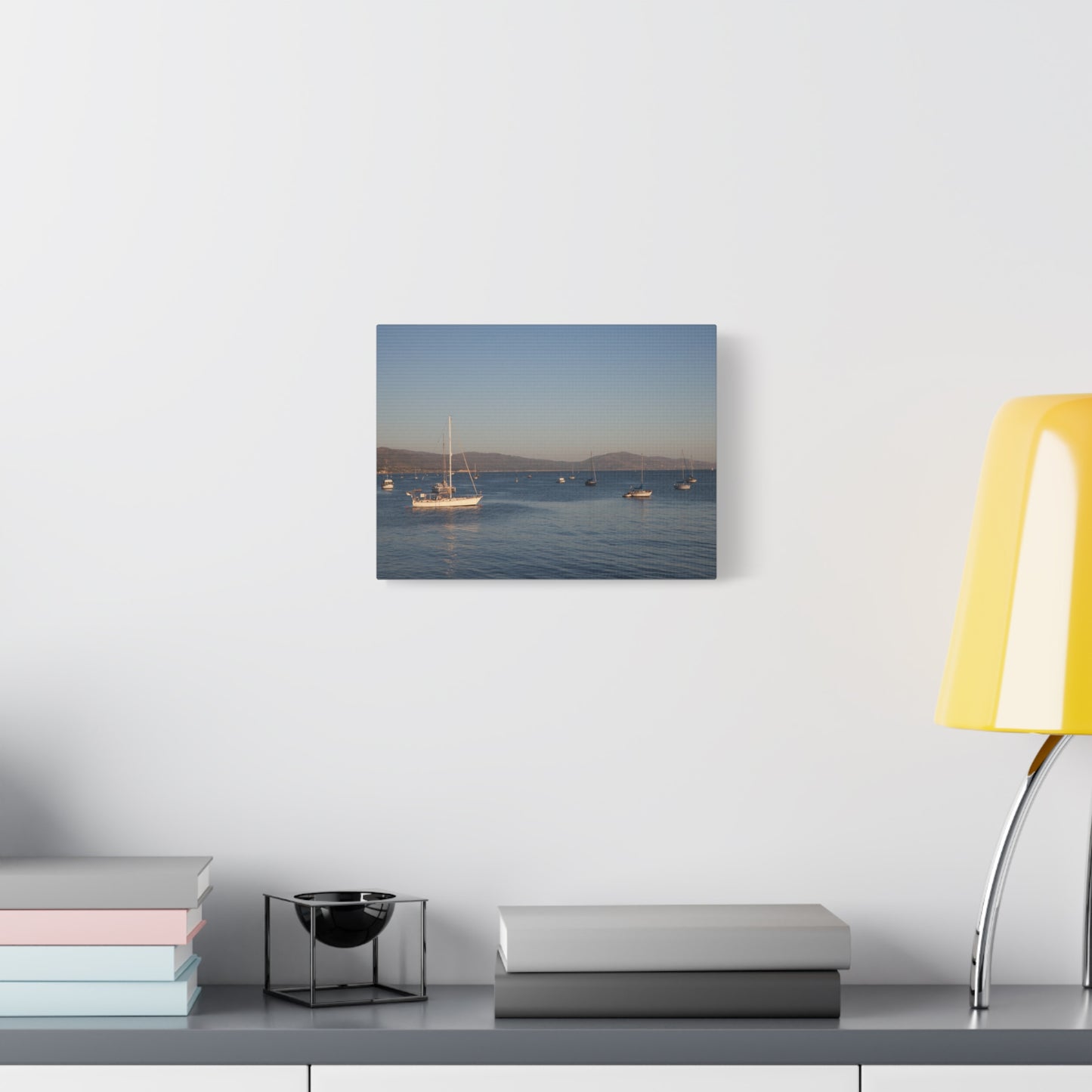 Peace and Sailboats Wall Art Canvas