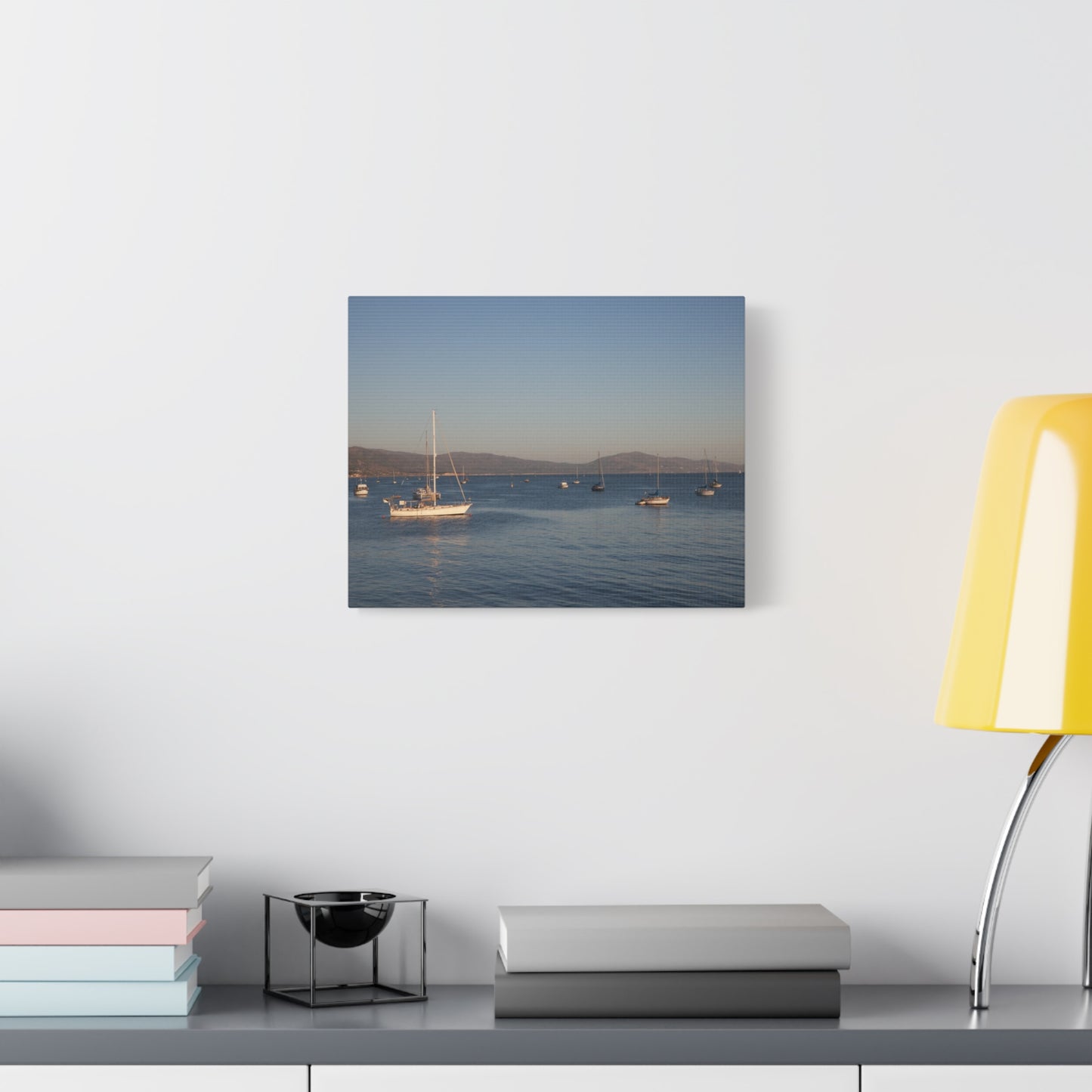 Peace and Sailboats Wall Art Canvas