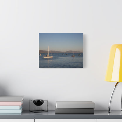 Peace and Sailboats Wall Art Canvas