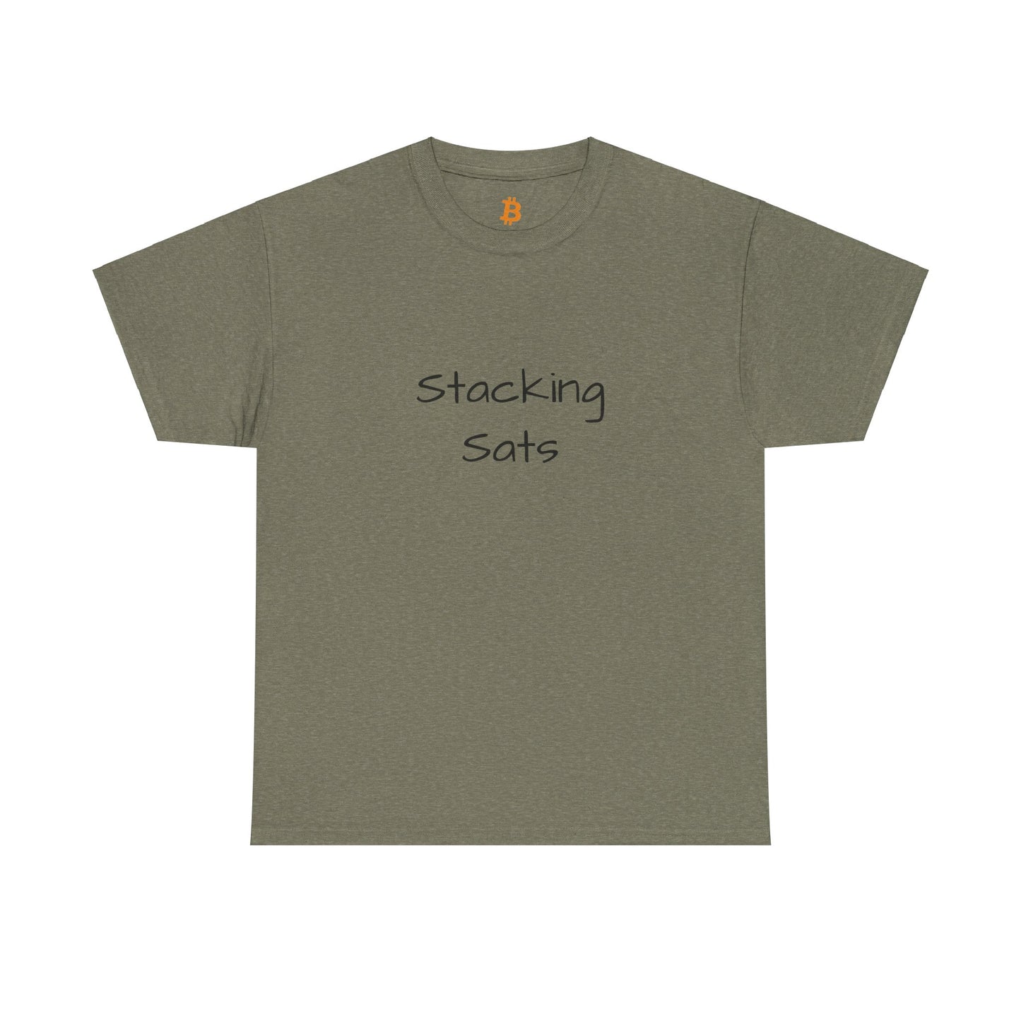 Stacking Sats Bitcoin Cotton Tee