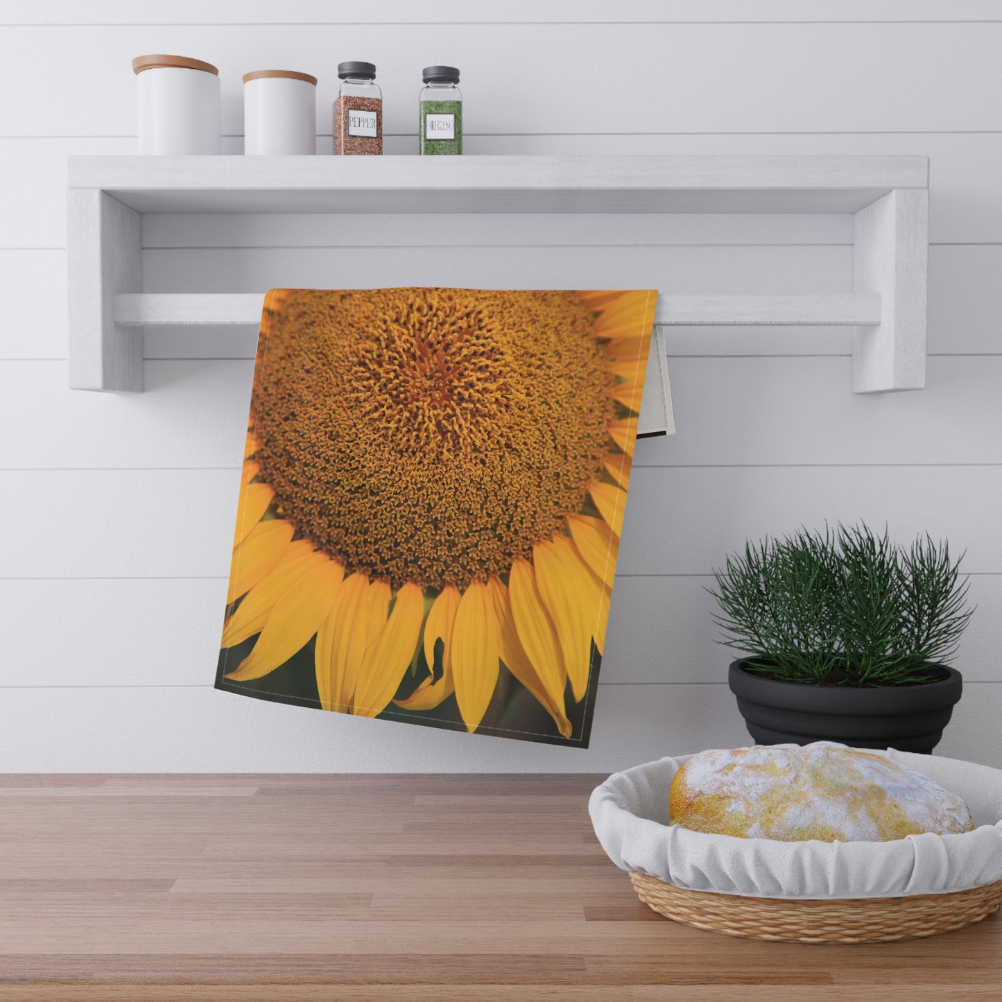 Sunflower Kiss Tea Towel