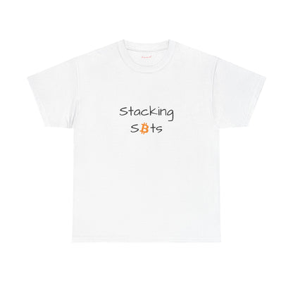 Stacking Sats Bitcoin Cotton Tee