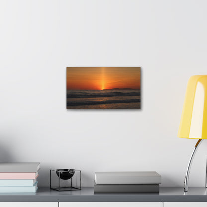 Beaming Sunset Wall Art Canvas