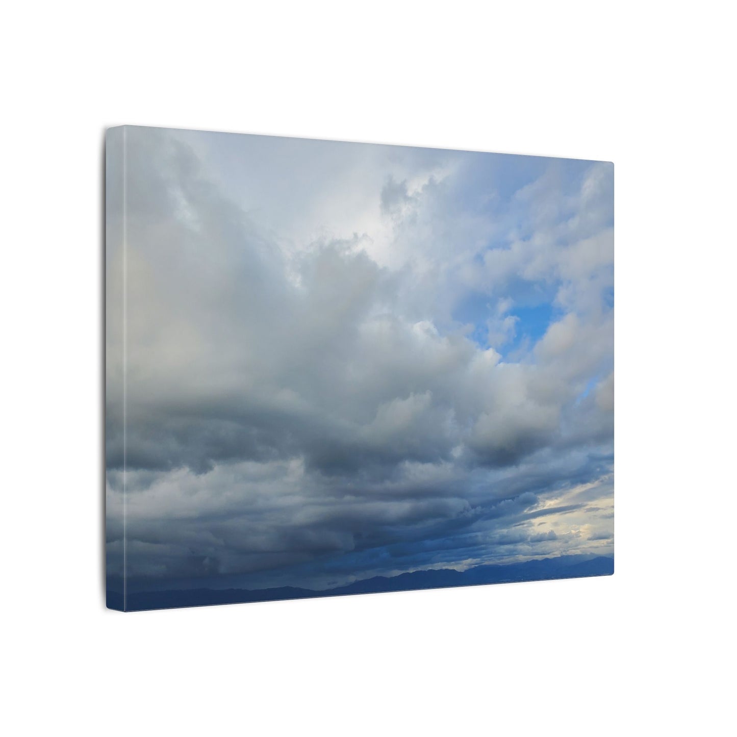 Stormy Blue Sky Wall Art Canvas