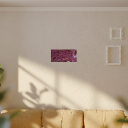Pink Jacaranda Macro Wall Art Canvas