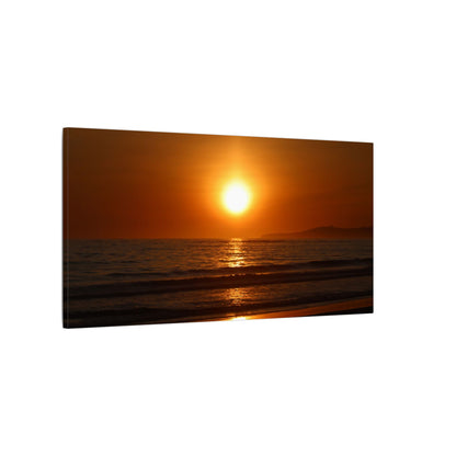 Dusk Beach Wall Art Canvas