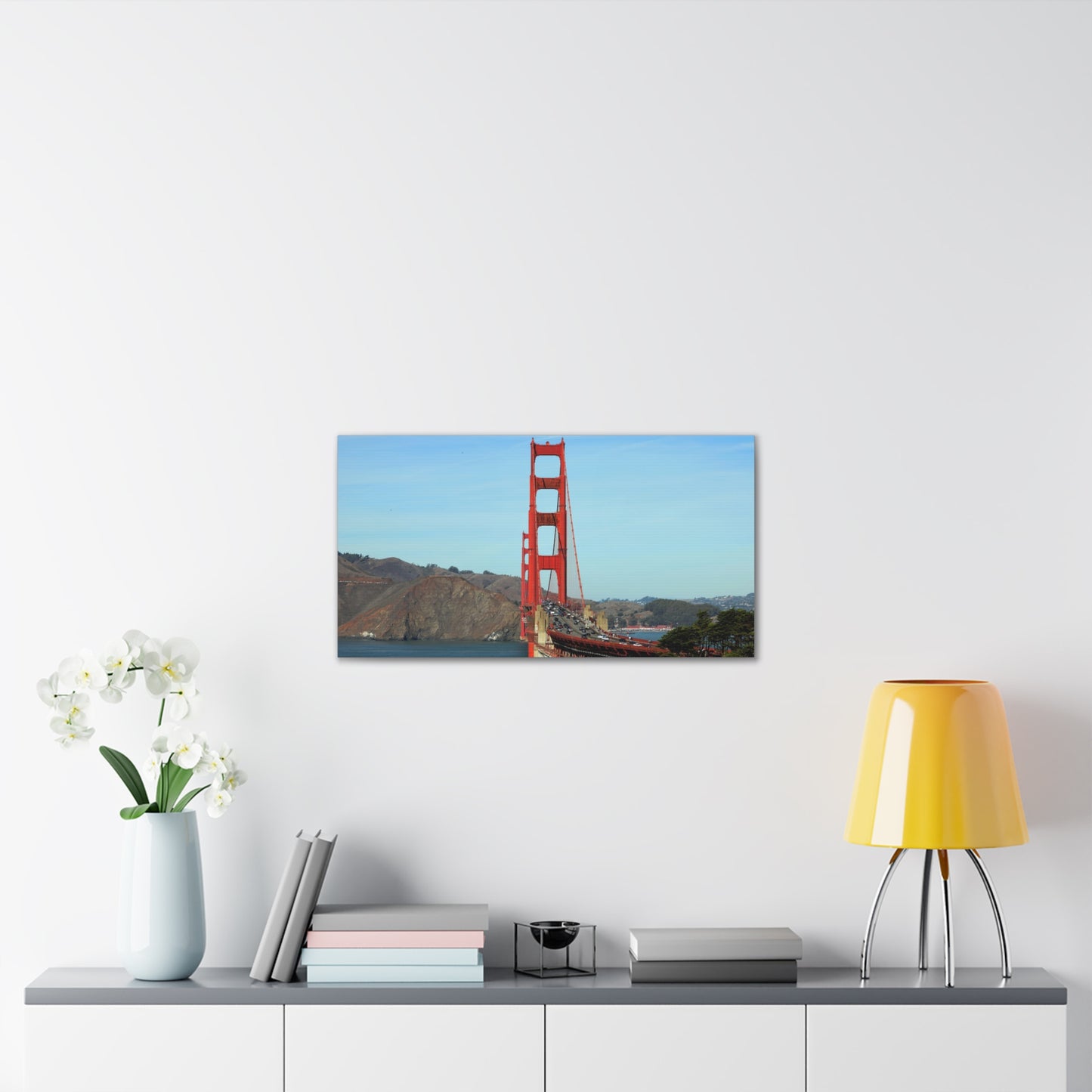 Golden State Bridge Wall Art Canvas