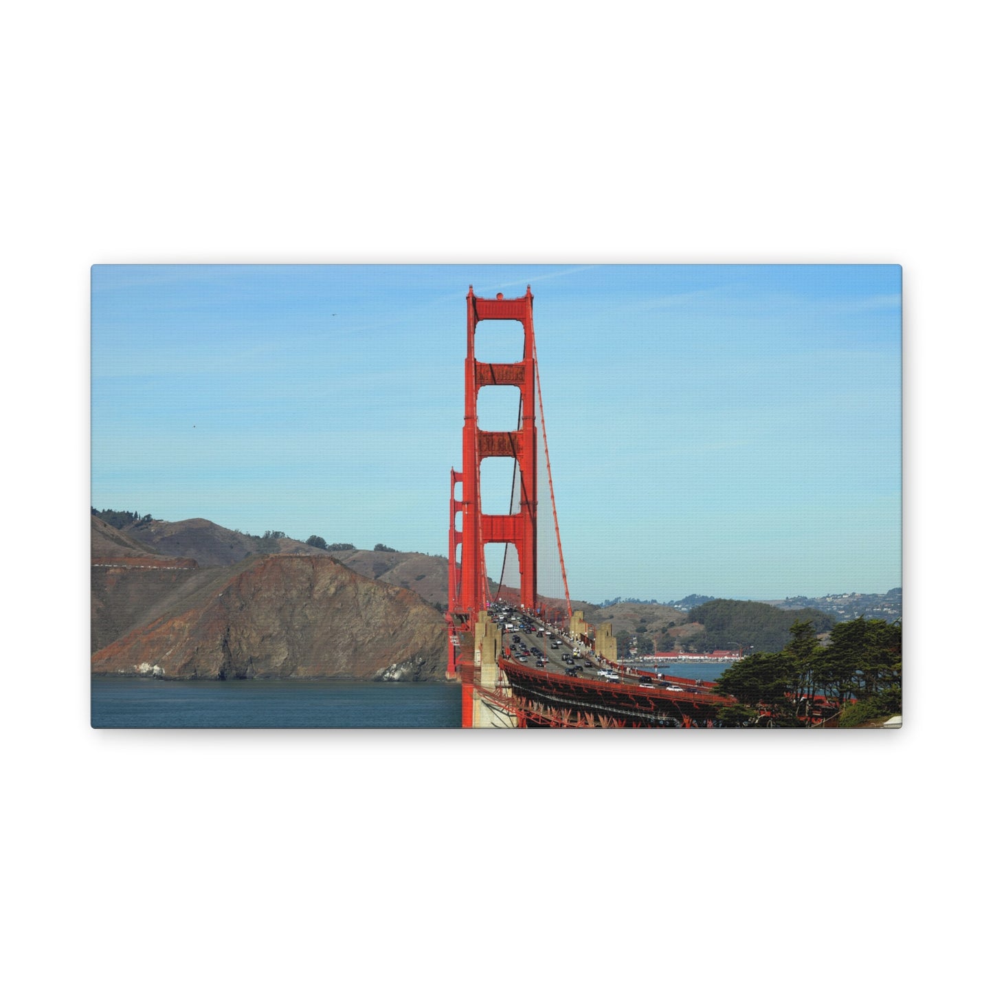 Golden State Bridge Wall Art Canvas