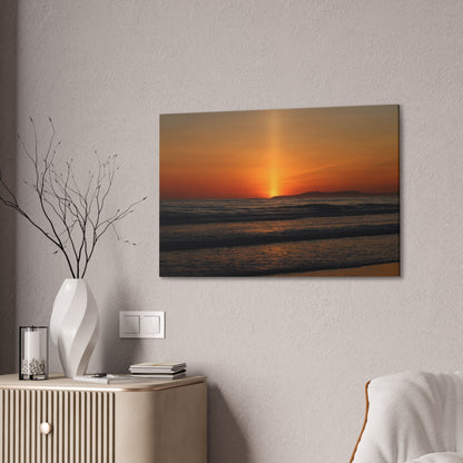 Beaming Sunset Wall Art Canvas
