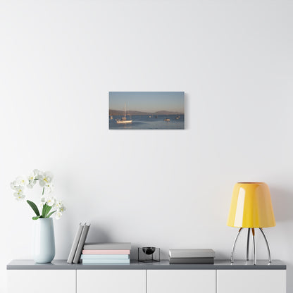 Peace and Sailboats Wall Art Canvas