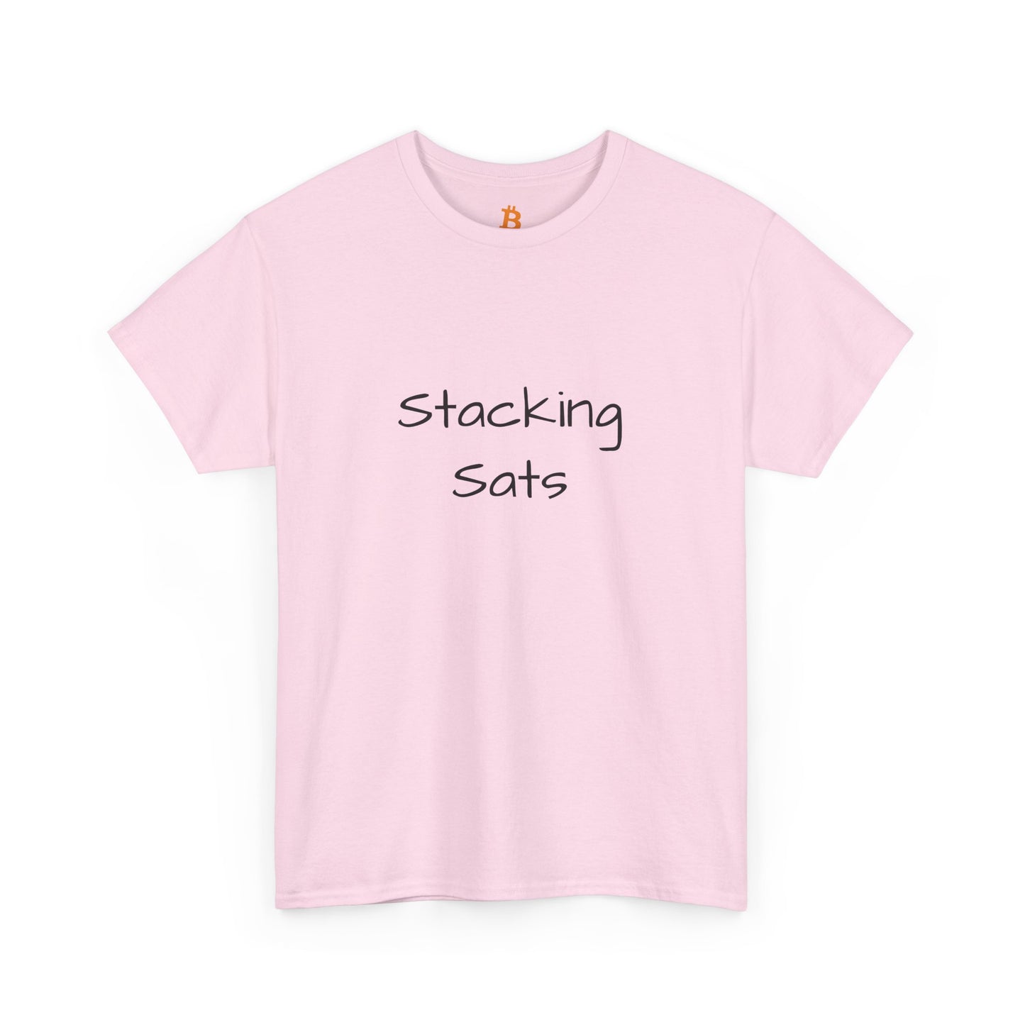 Stacking Sats Bitcoin Cotton Tee