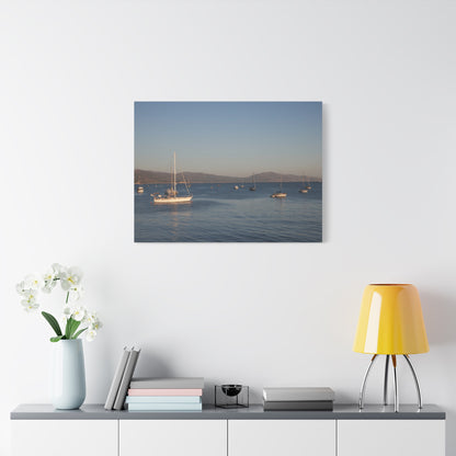 Peace and Sailboats Wall Art Canvas
