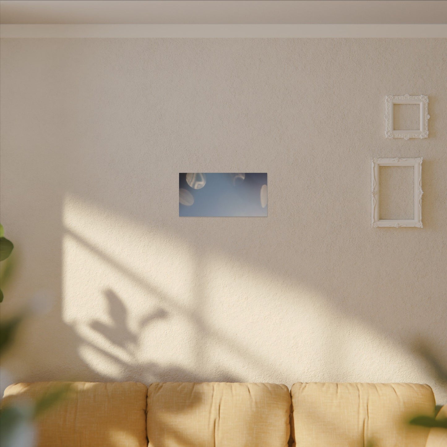 Galactic Orbs of Light Wall Art Canvas