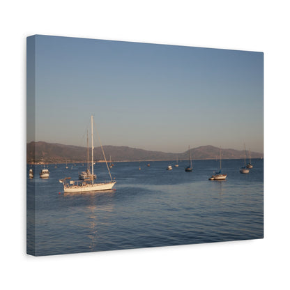 Peace and Sailboats Wall Art Canvas