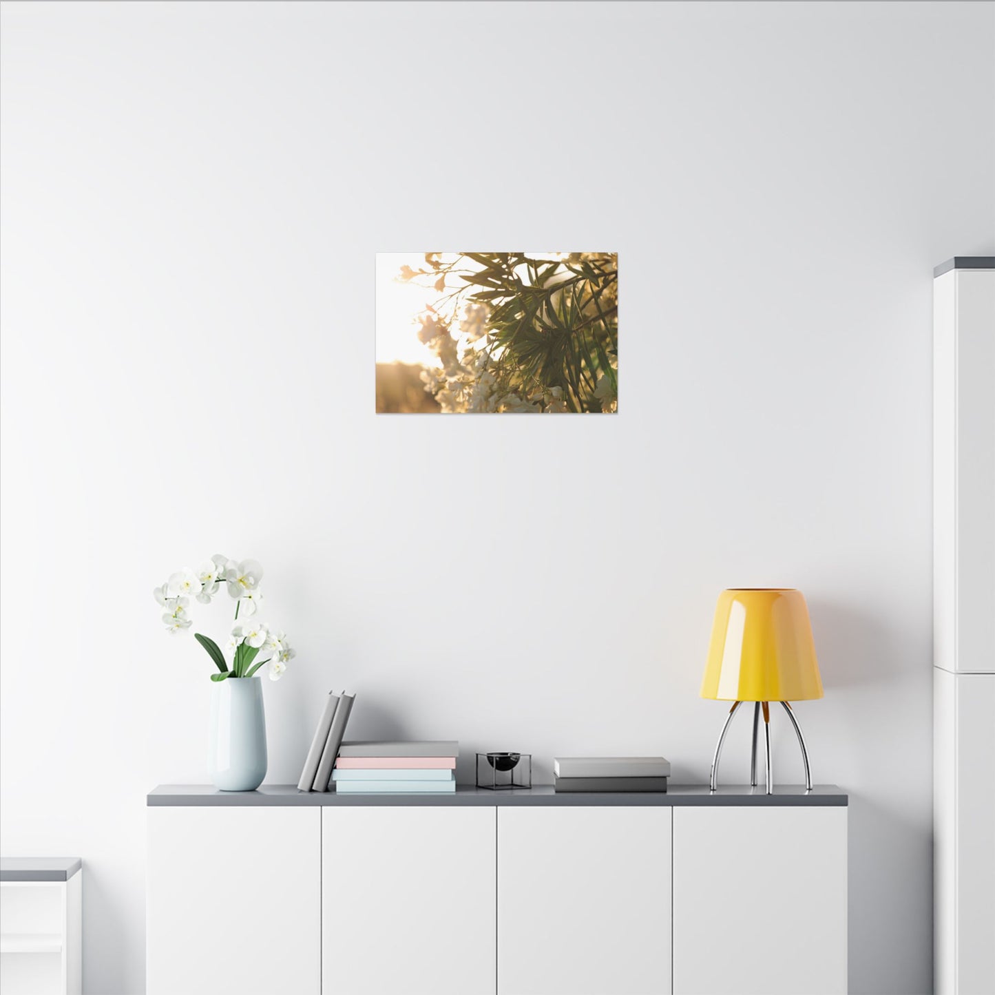 Nerium Oleander Rosebay Wall Art Canvas
