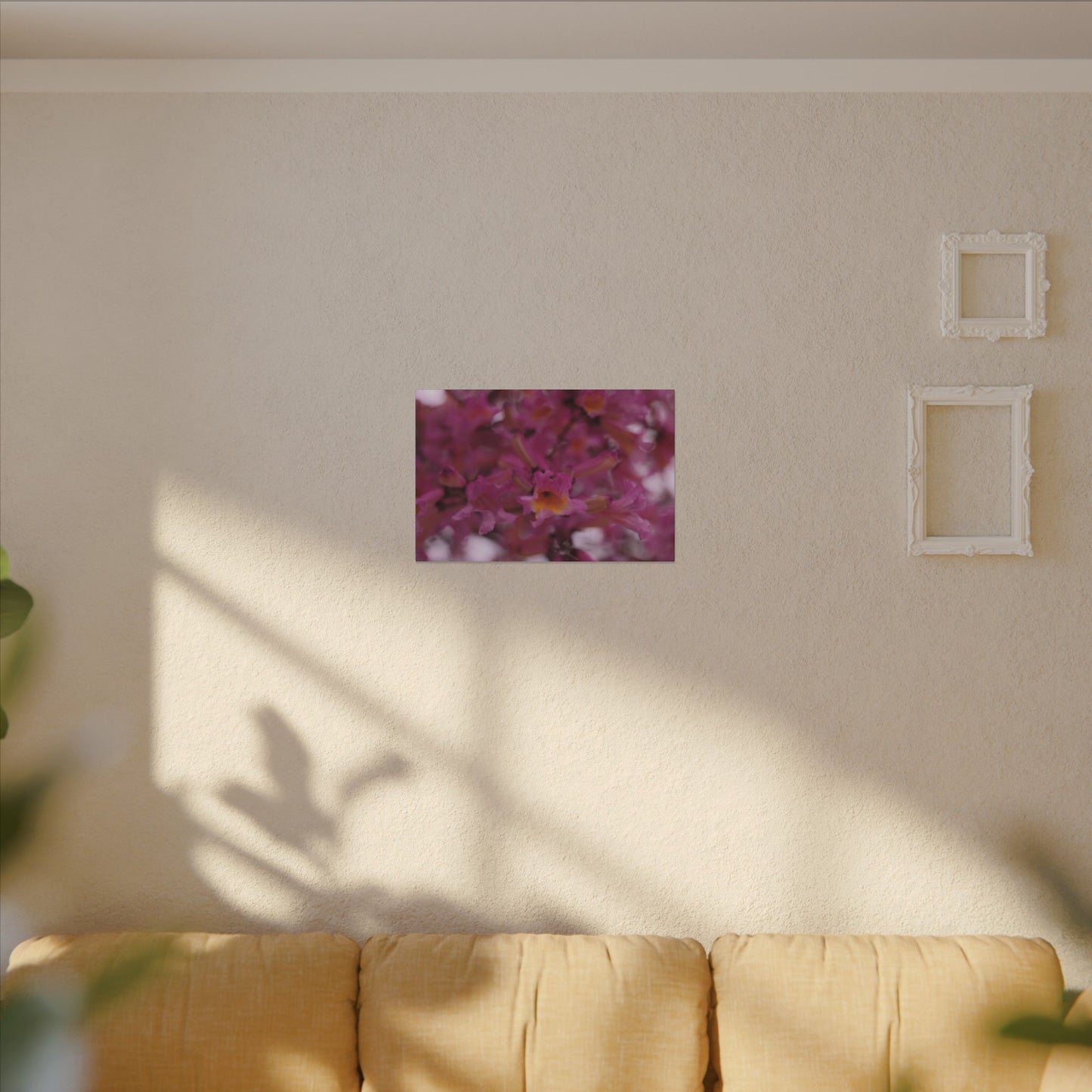 Pink Jacaranda Macro Wall Art Canvas