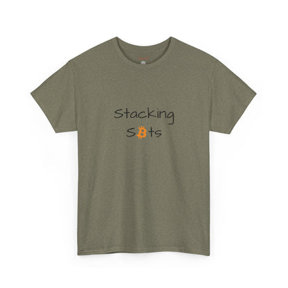 Stacking Sats Bitcoin Cotton Tee