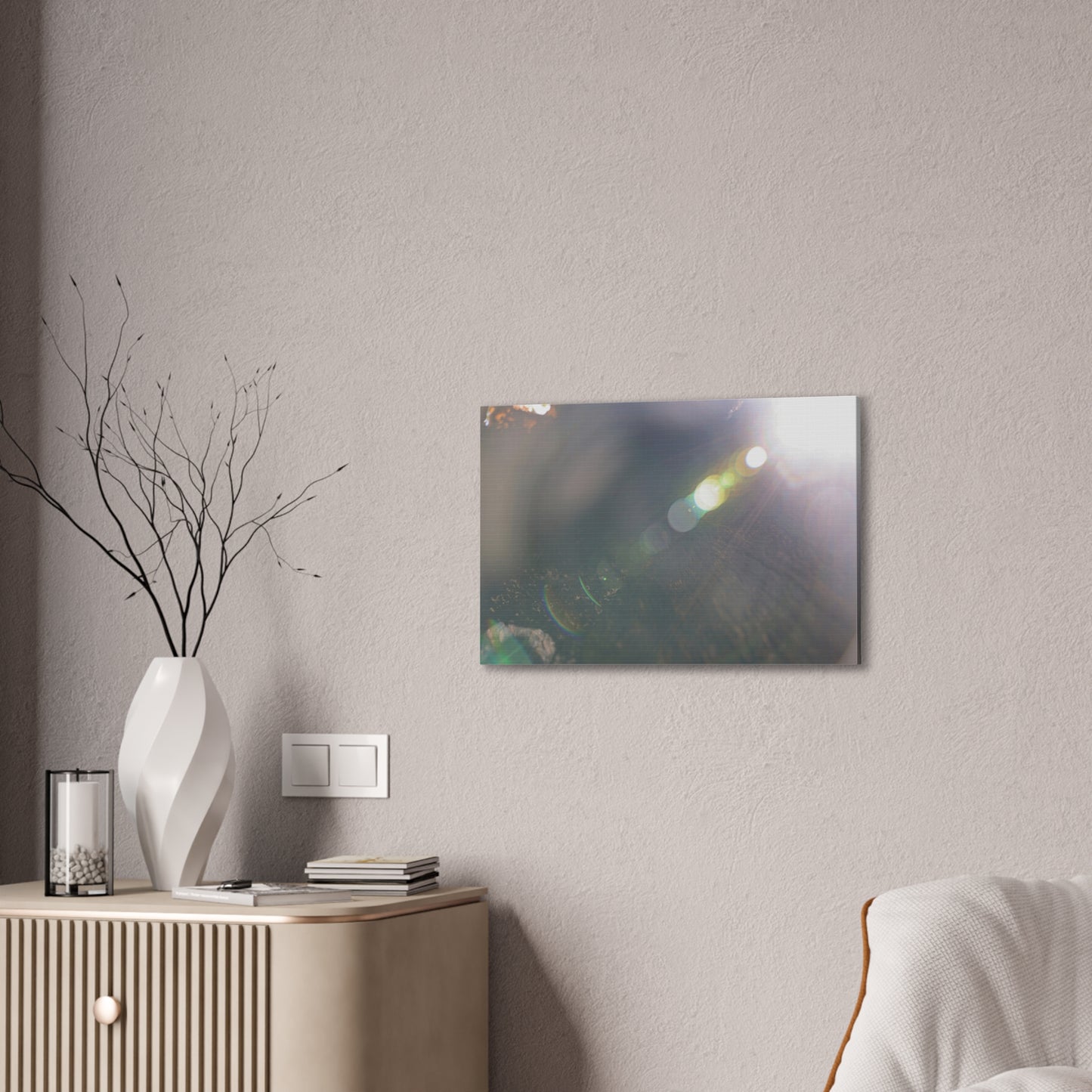 Fractal Spectrum of Light Wall Art Canvas