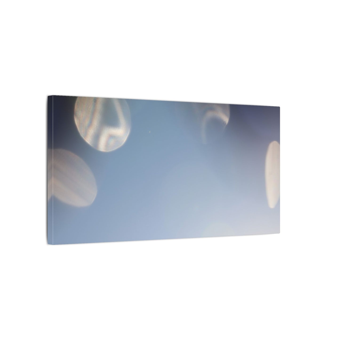 Galactic Orbs of Light Wall Art Canvas