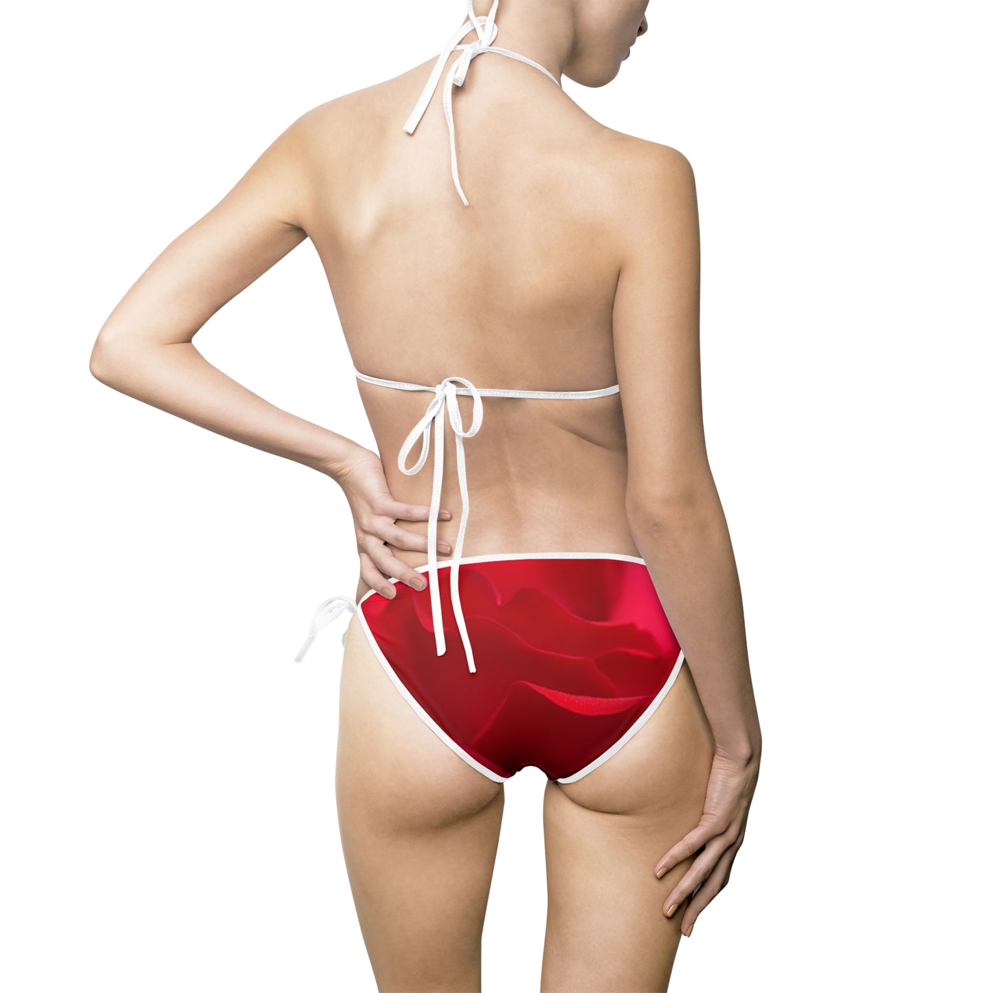 Doses of Roses Red Pedal Bikini Top