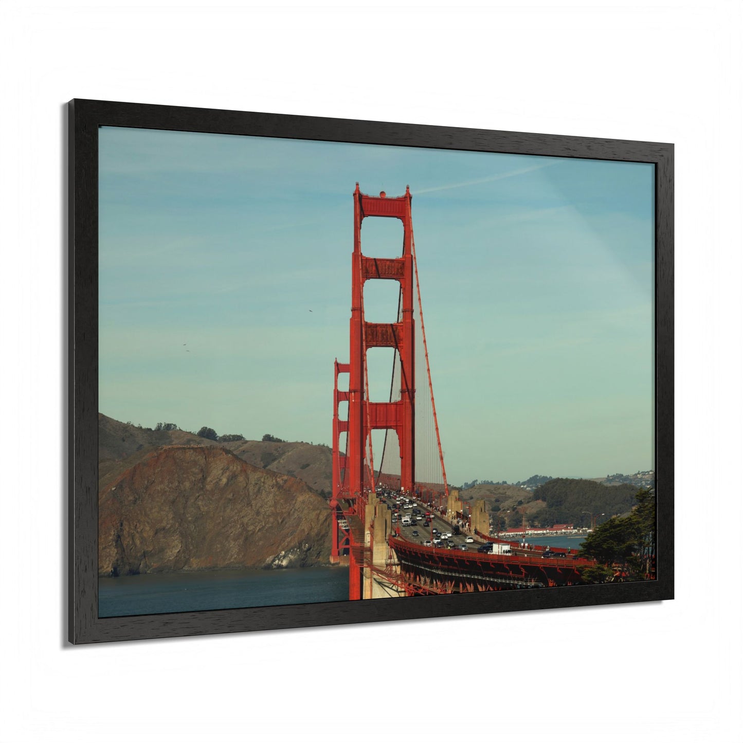 Golden Gate Bridge San Francisco Wall Art, Framed