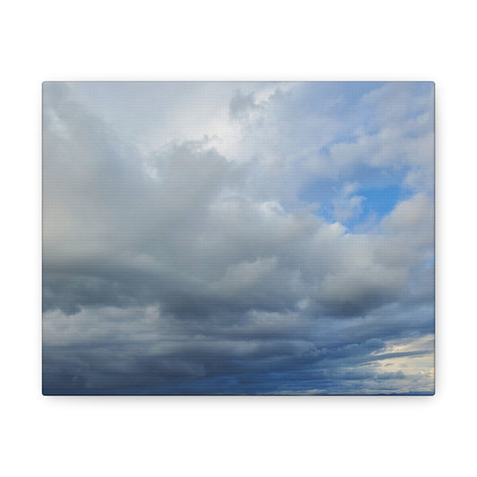 Stormy Blue Wall Art Canvas