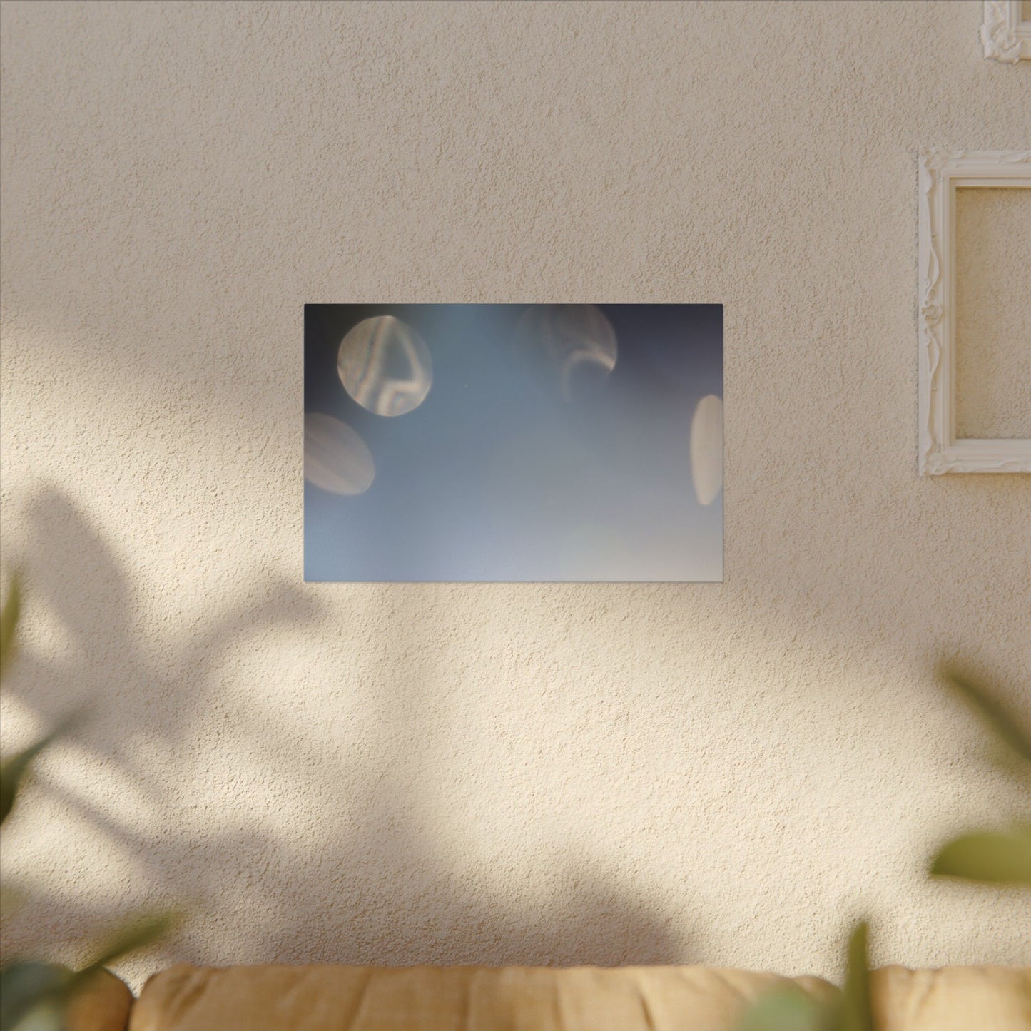 Galactic Orbs of Light Wall Art Canvas